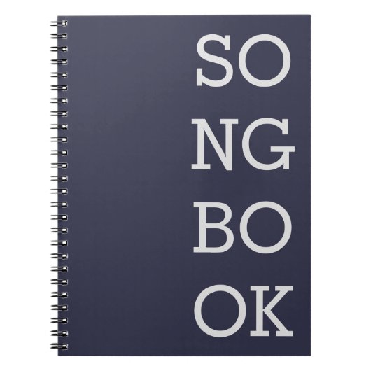 Notebook des Songwriters Notizblock (Vorderseite)