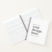 Notebook - Design-Upload Notizblock (Innenseite)