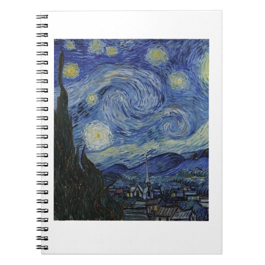 Notebook - Die Sternennacht Notizblock (Vorderseite)