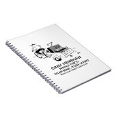 Notebook-Diskothek Jockey-Notebook Notizblock (Rechte Seite)