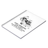 Notebook-Diskothek Jockey-Notebook Notizblock (Linke Seite)