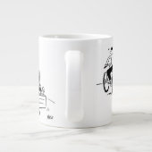 Notebook-DJ-Cartoon-Kaffee Jumbo-Tasse (Rückseite)