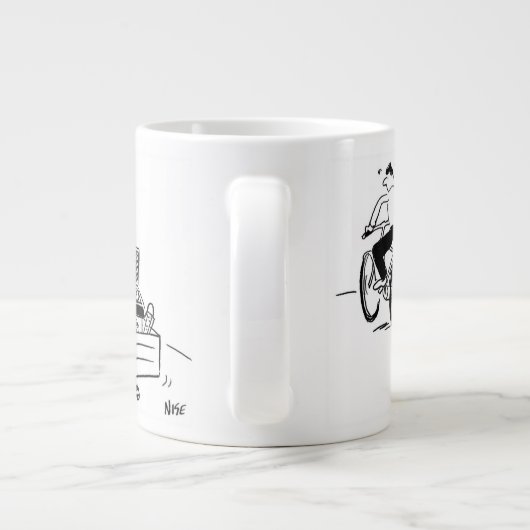 Notebook-DJ-Cartoon-Kaffee Jumbo-Tasse (Rückseite)