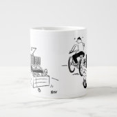 Notebook-DJ-Cartoon-Kaffee Jumbo-Tasse (Vorderseite)