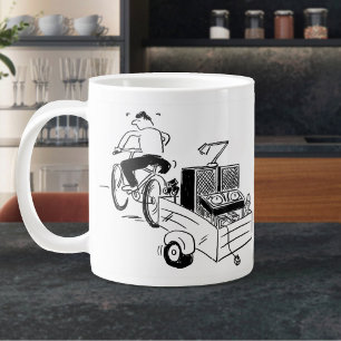 Notebook-DJ-Cartoon-Kaffee Jumbo-Tasse