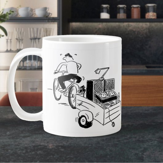 Notebook-DJ-Cartoon-Kaffee Jumbo-Tasse