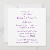 Notebook-Doodle Geburtstagsparty Einladungen (Rückseite)