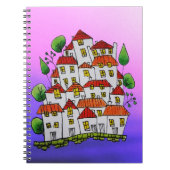 Notebook (Doodle - Handgezeichnet Whimsical) Notizblock (Vorderseite)