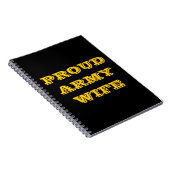 Notebook-Ehefrau der Proud-Armee Notizblock (Rechte Seite)