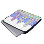 Notebook-Elektronik Laptopschutzhülle (Vorne Knopf)