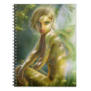 Notebook Elf in Holz Notizblock