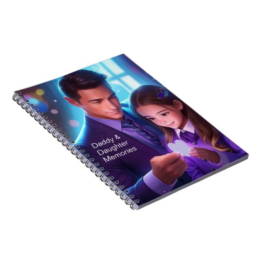 Notebook-Erinnerungen Daddy & Daughter Notizblock (Rechte Seite)