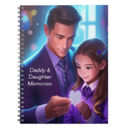 Notebook-Erinnerungen Daddy & Daughter Notizblock