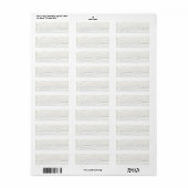Notebook-Etikette (Vorne)