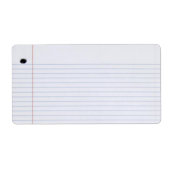 Notebook-Etikette (Vorne)