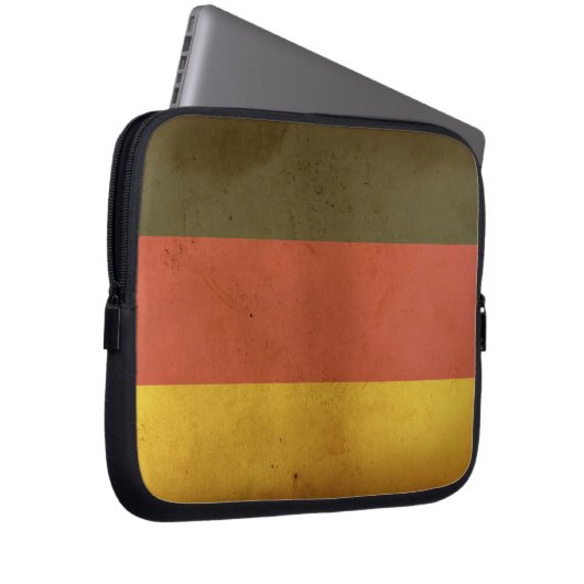 Notebook-Fall für deutsche Flagge Laptopschutzhülle (Vorne Rechts)