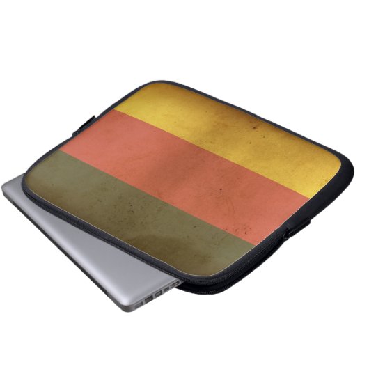 Notebook-Fall für deutsche Flagge Laptopschutzhülle (Vorne Knopf)