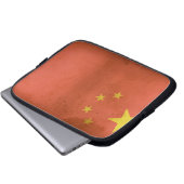 Notebook-Fall mit chinesischer Flagge Laptopschutzhülle (Vorne Knopf)