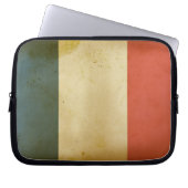 Notebook-Fall mit französischer Flagge Laptopschutzhülle (Vorderseite)