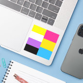 Notebook-Flag mit doppeltem Prix, nicht binär Aufkleber (Laptop mit iPhone)