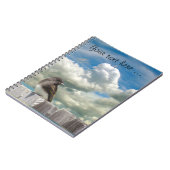 Notebook - Fliegenfänger auf Zaun Notizblock (Linke Seite)