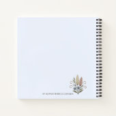 notebook, floral and sophisticated, Dream big. Notizblock (Rückseite)