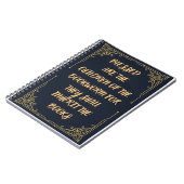 Notebook for Booklovers Notizblock (Linke Seite)