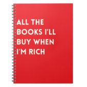 Notebook for Booklovers Notizblock (Vorderseite)