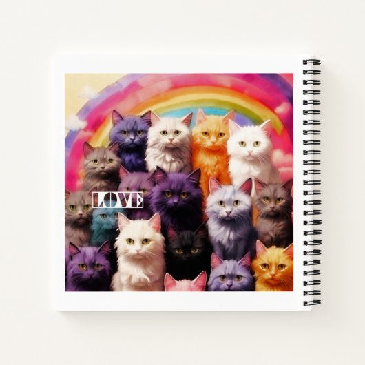 Notebook for Cat Lovers Notizblock (Rückseite)