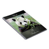 Notebook Foto Riesenpanda , Tiere 0290. Notizblock (Rechte Seite)