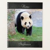 Notebook Foto Riesenpanda , Tiere 05. Notebook Planer (Vorderseite)