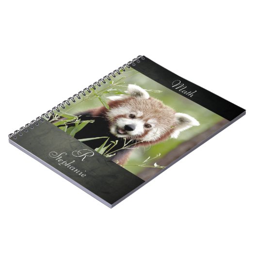 Notebook-Foto Rote Panda , Tiere 0443. Notebook Notizblock (Linke Seite)