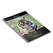 Notebook-Foto-Tiger , Tiere 0255. Notizblock (Rechte Seite)