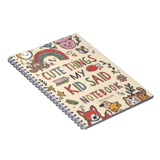 Notebook für Adorable Quotes von My Child Notizblock (Rechte Seite)