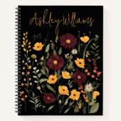 Notebook für benutzerdefinierte Wildblumen - Inspi Notizblock (Vorderseite)
