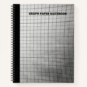 NOTEBOOK FÜR DAS SCHWARZE GRAPH PAPIER NOTIZBLOCK