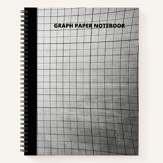 NOTEBOOK FÜR DAS SCHWARZE GRAPH PAPIER NOTIZBLOCK (Vorderseite)
