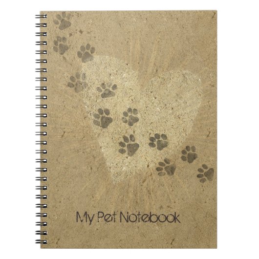Notebook für Heimtiere (anpassbar) Notizblock (Vorderseite)