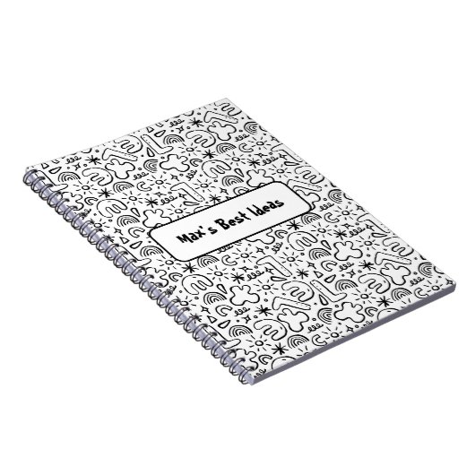 Notebook für Ihre Ideen Notizblock (Rechte Seite)