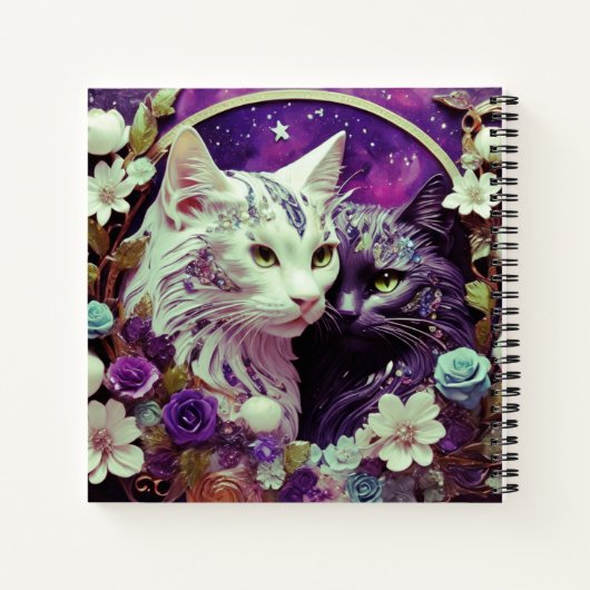 Notebook für Katzen Notizblock (Rückseite)