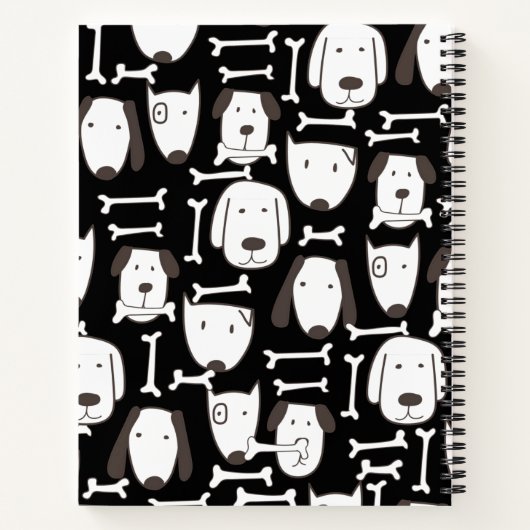Notebook für Liebhaber des Mops Notizblock (Rückseite)