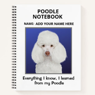 Notebook für Liebhaber von Poodles Notizblock