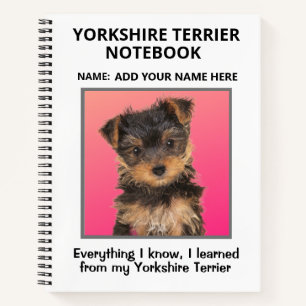 Notebook für Liebhaber von Yorkshire Terriers Notizblock