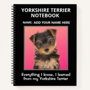 Notebook für Liebhaber von Yorkshire Terriers Notizblock