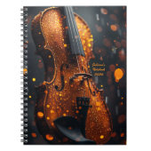Notebook für Musiklehrer Violinist Student Notizblock (Vorderseite)