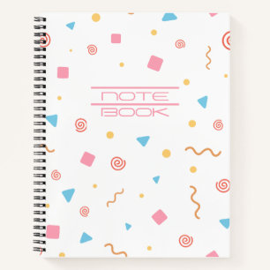 Notebook für niedlich geometrische Muster Notizblock