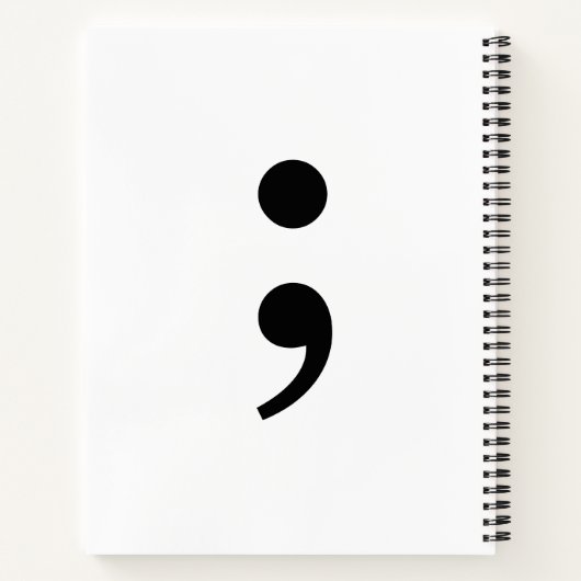 Notebook für psychische Gesundheit Notizblock (Rückseite)