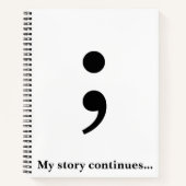 Notebook für psychische Gesundheit Notizblock (Vorderseite)