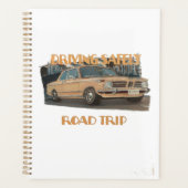 Notebook für sichere Fahrten im Straßenverkehr Planer (Vorderseite)