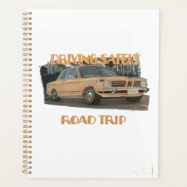 Notebook für sichere Fahrten im Straßenverkehr Planer